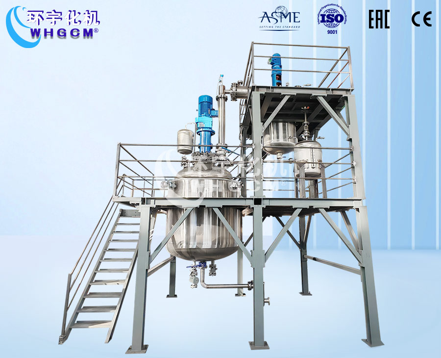 浙江2000L不銹鋼聚合反應(yīng)釜系統(tǒng)